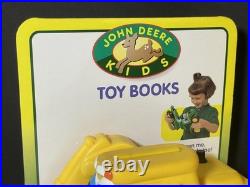 RARE VTG Ertl 1999 John Deere Kids Eddie Excavator Soft Toy Book 18+ Months NEW