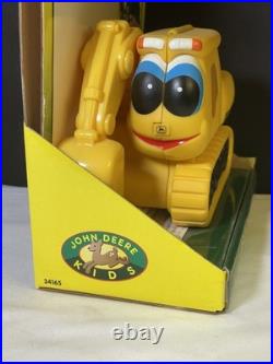 RARE VTG Ertl 1999 John Deere Kids Eddie Excavator Soft Toy Book 18+ Months NEW