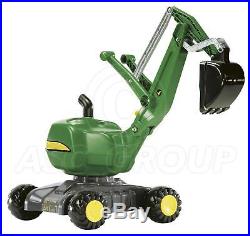 Rolly Toys John Deere Digger Excavator on Wheels Sit on 360 Rotation Age 3+
