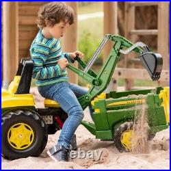 Rolly Toys Trailer Excavator John Deere Bucket