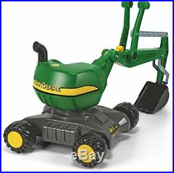Rolly toys John Deere Ride-On 360-Degree Excavator Shovel/Digger, Youth Ages 3+