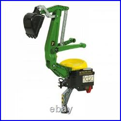Rolly toys rear excavator john deere green for 3 10 years old green