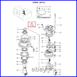 Swing Gearbox, Reduction 9148921 for John Deere Excavator 110 120