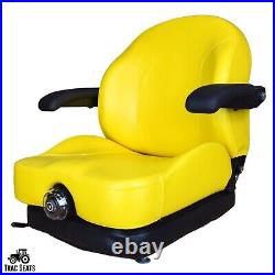 Trac Seats Yellow ProRide Suspension Seat for John Deere Mowers Part # AUC11927
