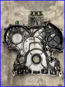 Used OEM 4045 John Deere DZ102321 Front Timing Gear Cover R520130 +Plate R121411