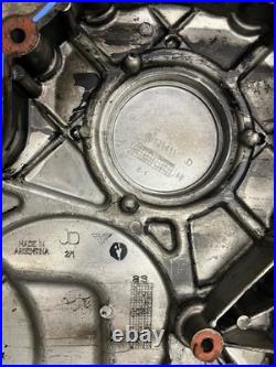 Used OEM 4045 John Deere DZ102321 Front Timing Gear Cover R520130 +Plate R121411