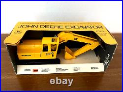 Vintage 1970 Ertl 1/16 All Metal John Deere Excavator #505 Blueprint Scale NIB