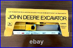 Vintage 1970 Ertl 1/16 All Metal John Deere Excavator #505 Blueprint Scale NIB