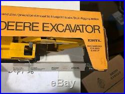 Vintage ERTL John Deere 116 Scale Diecast #505 Farm Tractor Excavator in Box