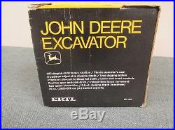 Vtg Ertl JOHN DEERE Excavator 1/25 Black & Yellow Box #505 NOS New in Box