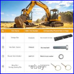 Wedge Bar Kit for John Deere & Hitachi Mini Excavator Quick Coupler